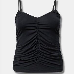 Torrid Black Ruched Camisole